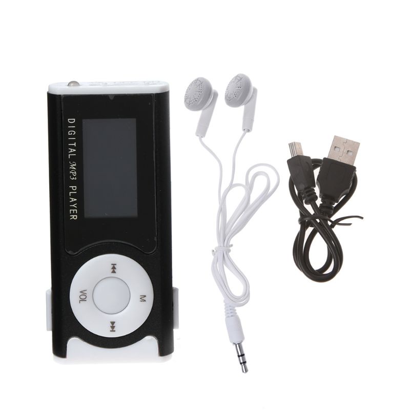 Máy Nghe Nhạc Mp3 Mini 32gb Hỗ Trợ Thẻ Nhớ Micro Sd Tf