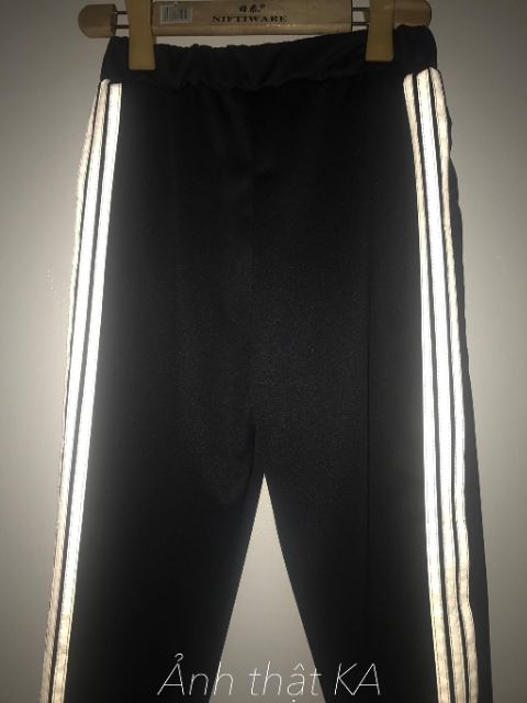 Quần 3 sọc thể thao phản quang chất da cá KA | BigBuy360 - bigbuy360.vn