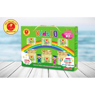 Lốc 6 hủ yến xào cao cấp chuyên dùng cho bé Sunnest kid IQ 25% tổ yến cao cấp.
