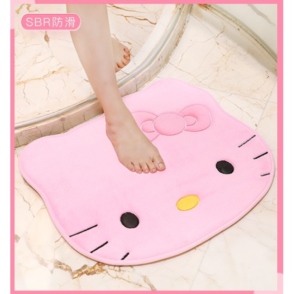 Thảm Lau Chân Hình Mèo Hello Kitty