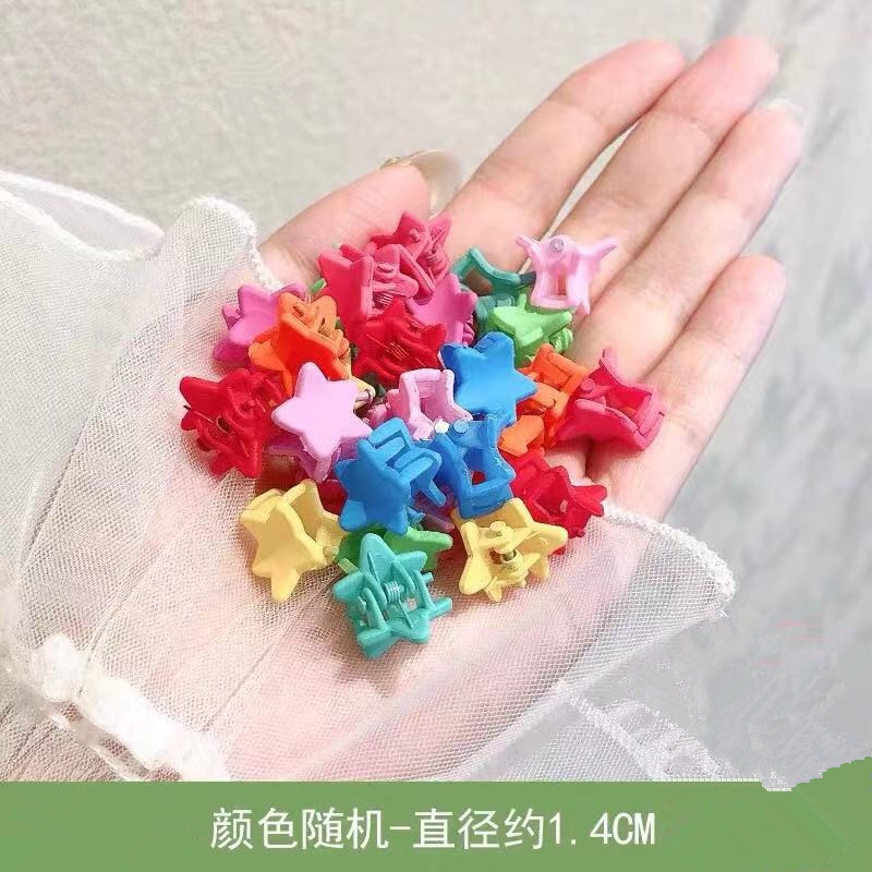 Kẹp tóc hình hoa nhỏ màu sắc ngọt ngào phong cách Hàn Quốc cho bé gái