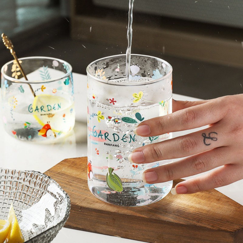 Ly Thủy Tinh Có Thể Đựng Nước Nóng / Lạnh Đa Năng Tiện Dụng