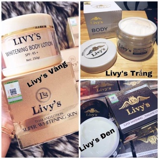 Kem body dưỡng trắng da Livy's Thái Lan - Whitening body Lotion Livy's