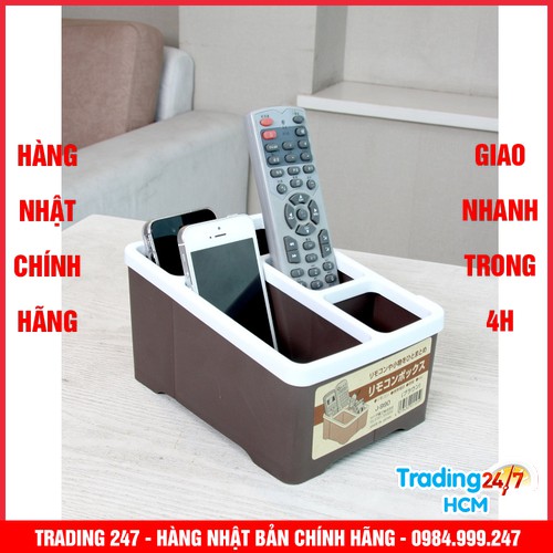 [Giao hàng HCM - 4h ] Khay đựng điều khiển, điện thoại hình chữ nhật Nội địa Nhật Bản