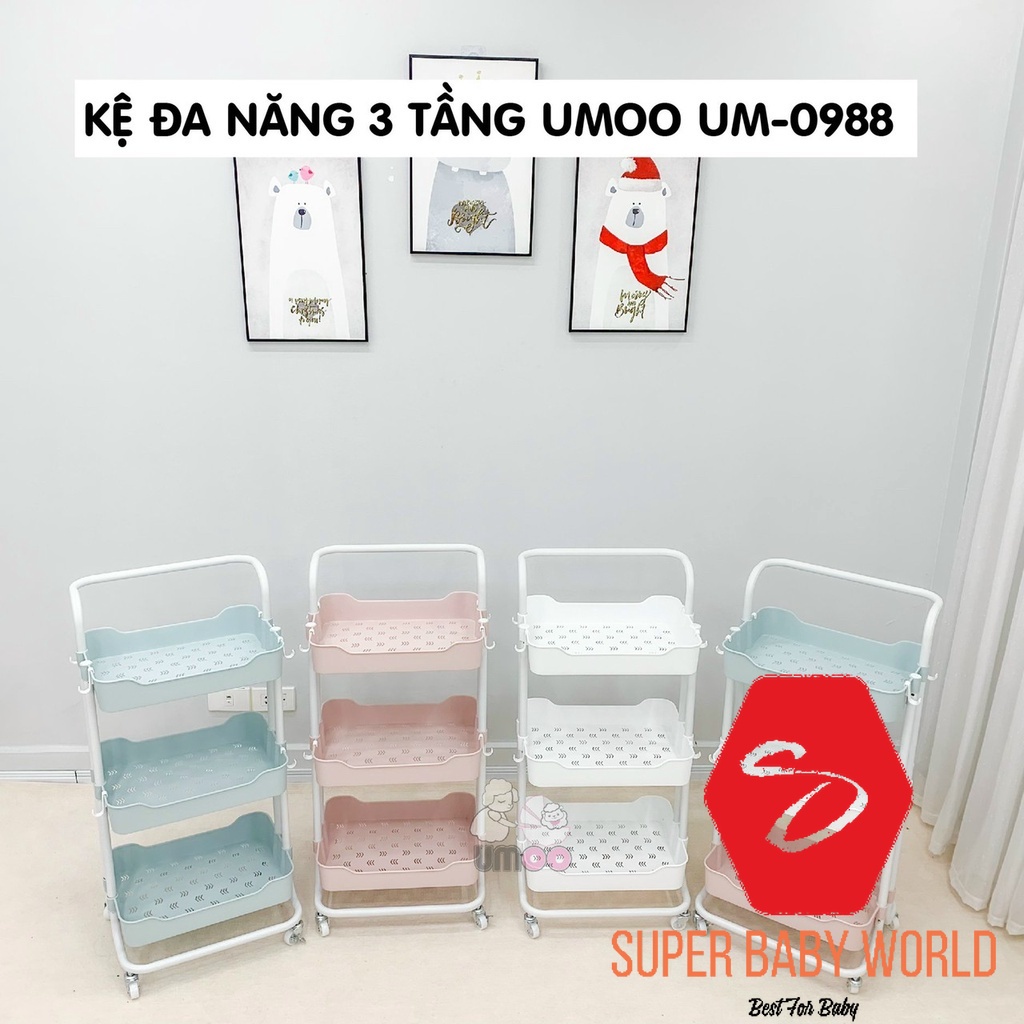 KỆ ĐA NĂNG 3 TẦNG UMOO UM-0988