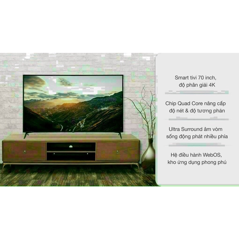 Smart Tivi LG 4K 70 inch 70UN7300PTC.FULLBOX