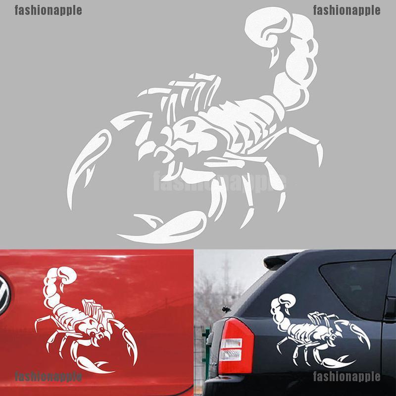 Miếng Dán Hình Bọ Cạp 3D 30CM Trang Trí Xe Hơi