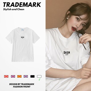 Áo Thun Nữ Form Rộng Unisex Tay Lỡ Trơn Đen Trắng DANS - Áo Thun Phông Rộng Freesize Thêm 7 Màu Vải cotton
