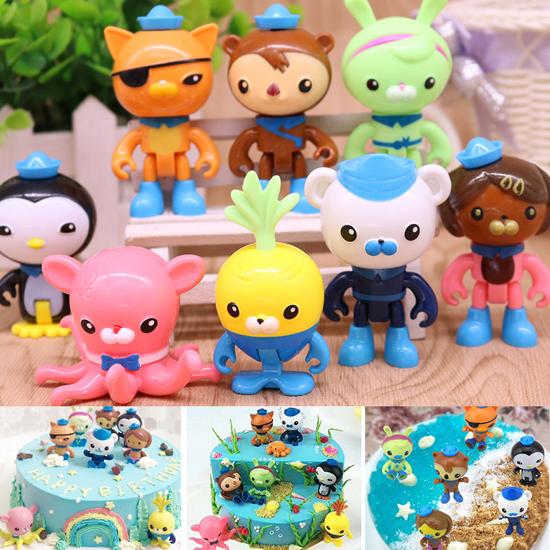 Bộ Sưu Tập Búp Bê Nhân Vật Phim The Octonauts (8 Cái)