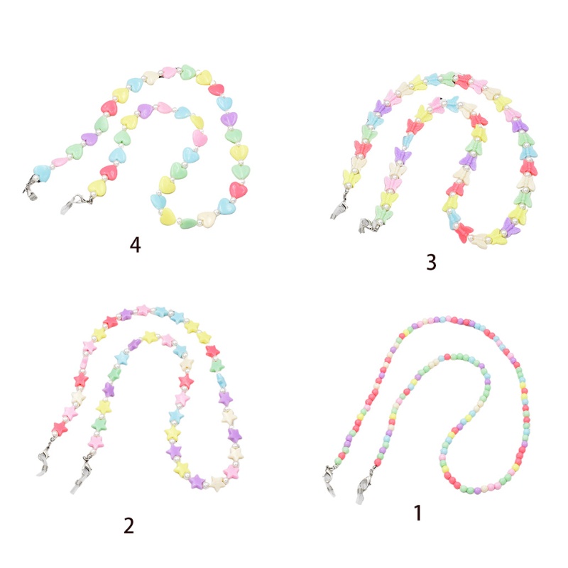 Dây Chuỗi Hạt Nhiều Màu Sắc Treo Mắt Kính Tiện Dụng