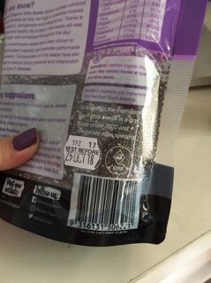 Hạt chia Absolute Organic tím 250gr