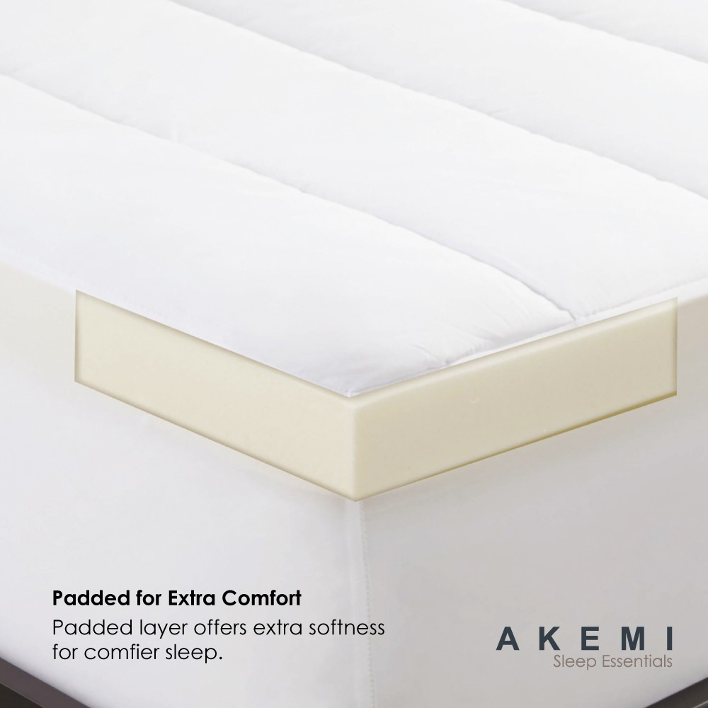 Tấm bảo vệ nệm AKEMI Sleep Essential Waterproof Quilted Fitted (Super King Size)