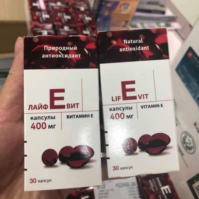 Vitamin E đỏ của Nga 400mg