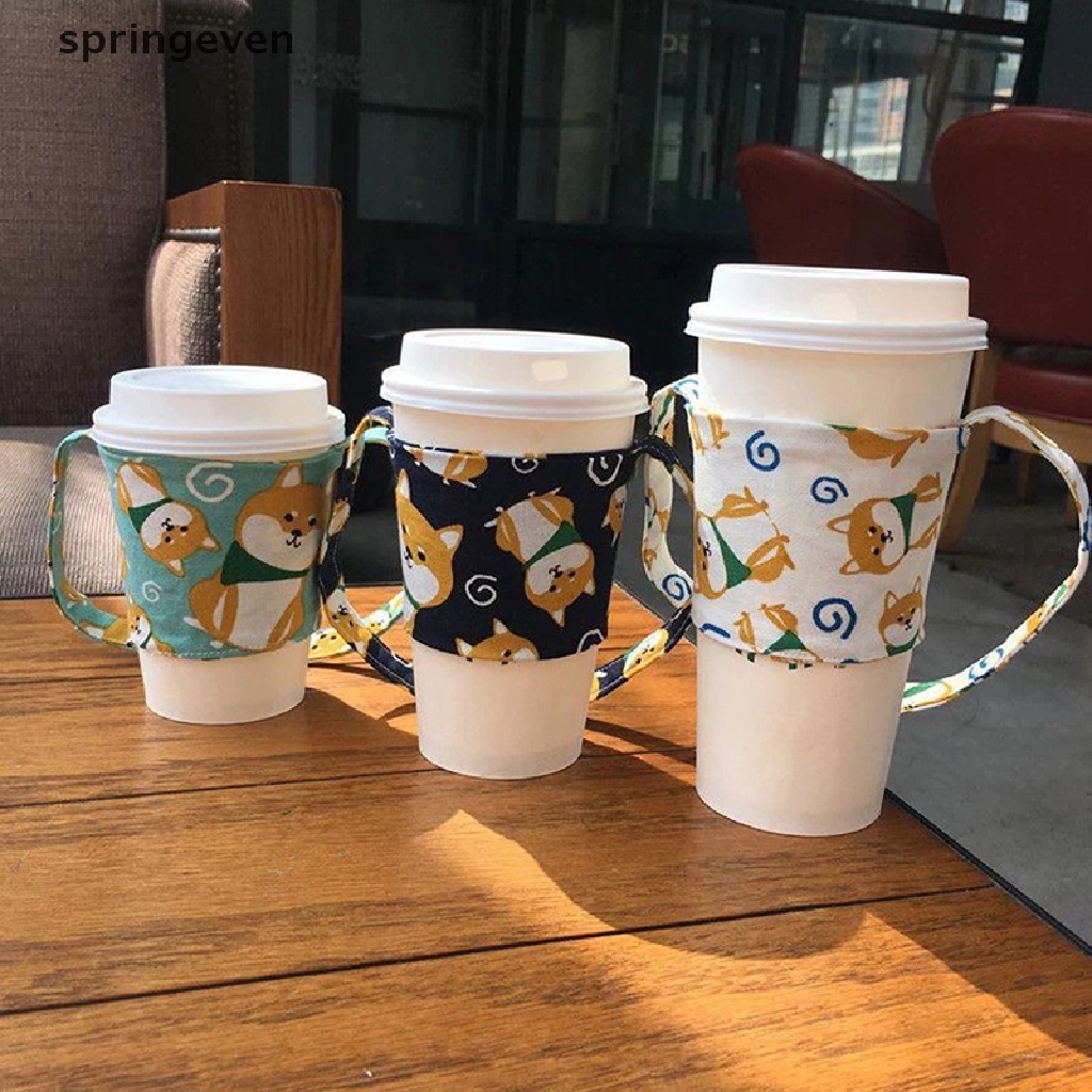 springeven Handheld Cover Travel 1Pcs Scald Proof Coffee Cup Bag Water Bottle Case Carrier RFT