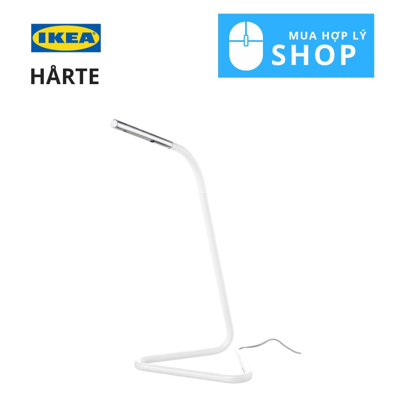 [CHÍNH HÃNG IKEA] Đèn LED Bàn Làm Việc IKEA HARTE Phong Cách Sáng Tạo Sang Trọng - Hàng Nhập Khẩu