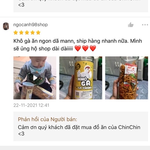 Đồ ăn vặt khô gà bơ tỏi lá chanh xé sợi cay vừa ngon vừa rẻ 300g ChinChin | BigBuy360 - bigbuy360.vn