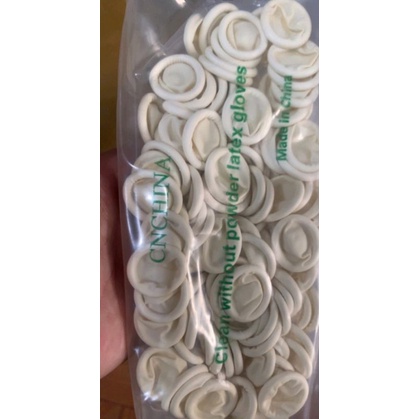 Bao tay bảo vệ ngón tay làm bằng cao su dùng làm nail