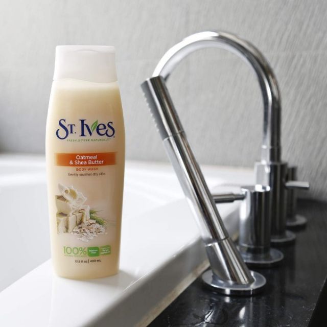 Sữa tắm St.ives lúa mạch và bơ shea 400ml