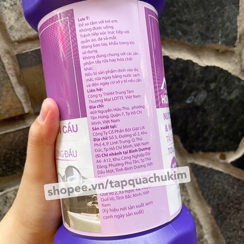 Nước tẩy rửa bồn cầu CHOICE L 1.8KG gấp đôi thể tích siêu tiết kiệm - tapquachukim