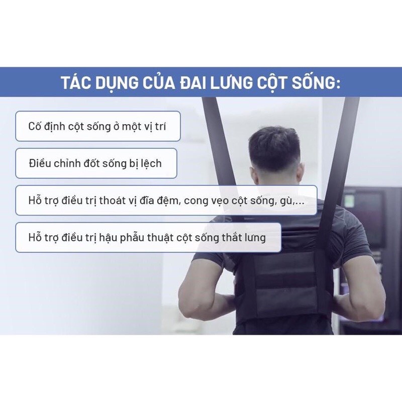 Spinal Belt - Đai Treo Xà Đơn Kéo Dãn Cột Sống Lưng - Cải Tiến Đệm Nách - Cải Thiện Thoát Vị Thoái Hóa