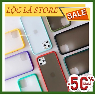 [video ảnh thật 5 MÀU có IPHONE 11 PRO, IPHONE XR] ỐP LƯNG NHÁM IPHONE VIỀN CAOSU CHỐNG SOCK, CHỐNG BÁM VÂN