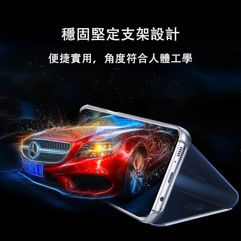 Bao Da Điện Thoại Nắp Lật Tráng Gương Cho Huawei Y7 Pro 2019 Y7 Prime 2018 Mate20 Pro Đứng