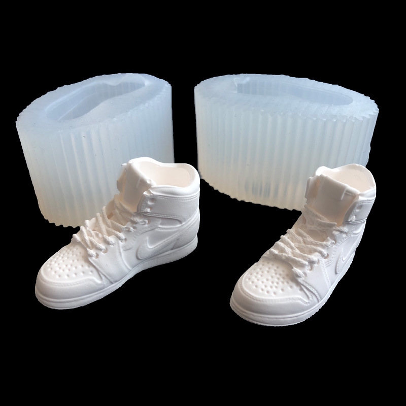 Khuôn Silicone Làm Bánh Tạo Hình Đôi Giày Thể Thao 3D Độc Đáo Tiện Dụng