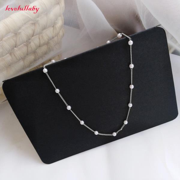 Vòng Cổ Choker Hai Lớp Đính Ngọc Trai Dễ Thương 2022 Thời Trang Cho Nữ