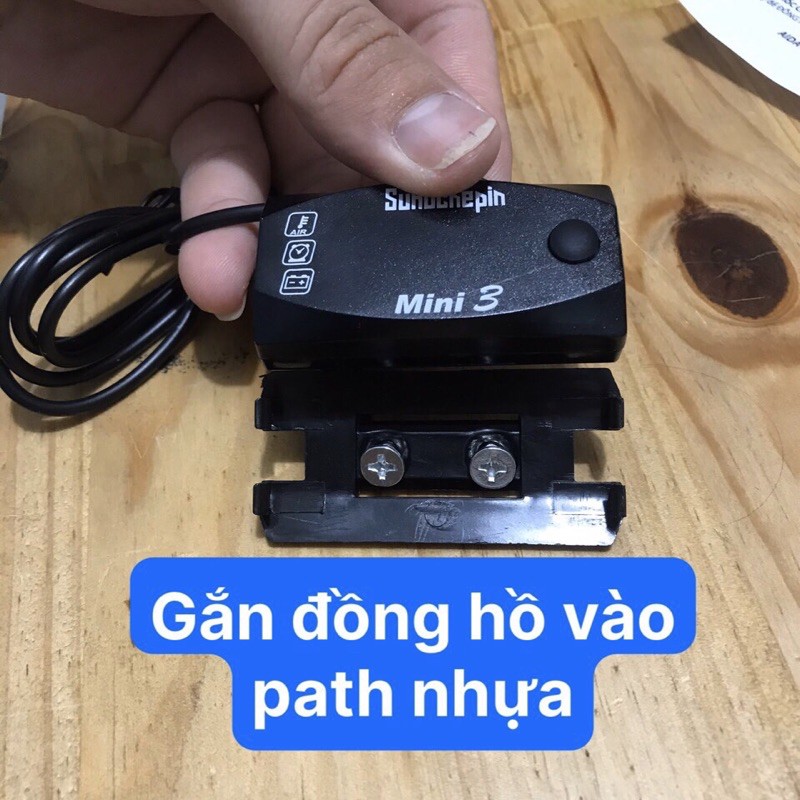 Báo giờ nhiệt độ và báo vôn bình acquy xe máy