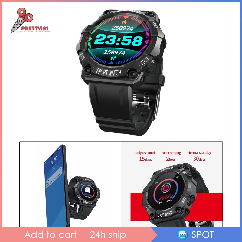 ✨Hàng sẵn sàng✨Đồng Hồ Thông Minh Thể Thao Chống Nước Màn Hình Cảm Ứng 33mm