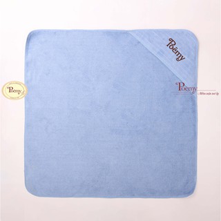 [CHÍNH HÃNG] Khăn Choàng Tắm Poêmy Cho Bé Mềm Mịn Thấm Hút Nhanh Khô Kích Thước 73x73cm