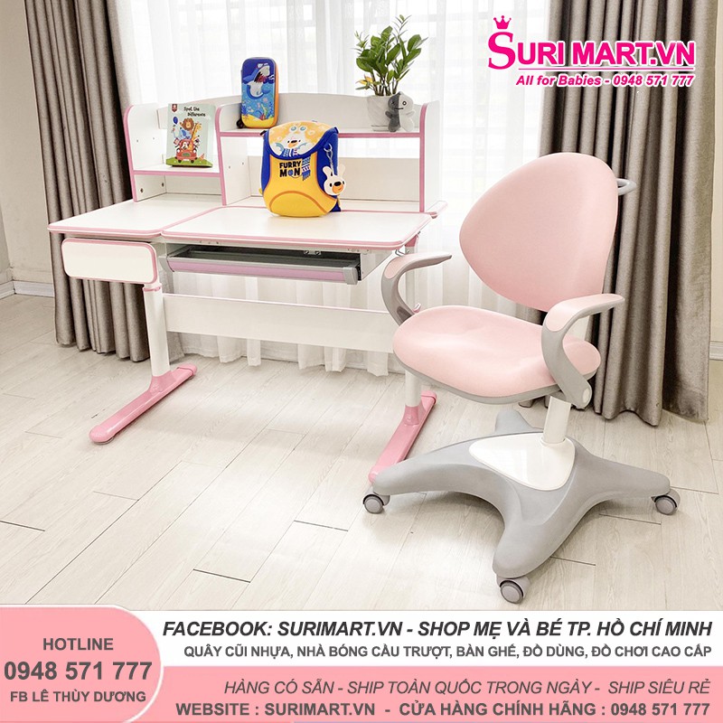 BỘ BÀN GHẾ HỌC THÔNG MINH CHỐNG GÙ, CHỐNG CẬN CHO BÉ HÀN QUỐC NEWBER G600 | BigBuy360 - bigbuy360.vn