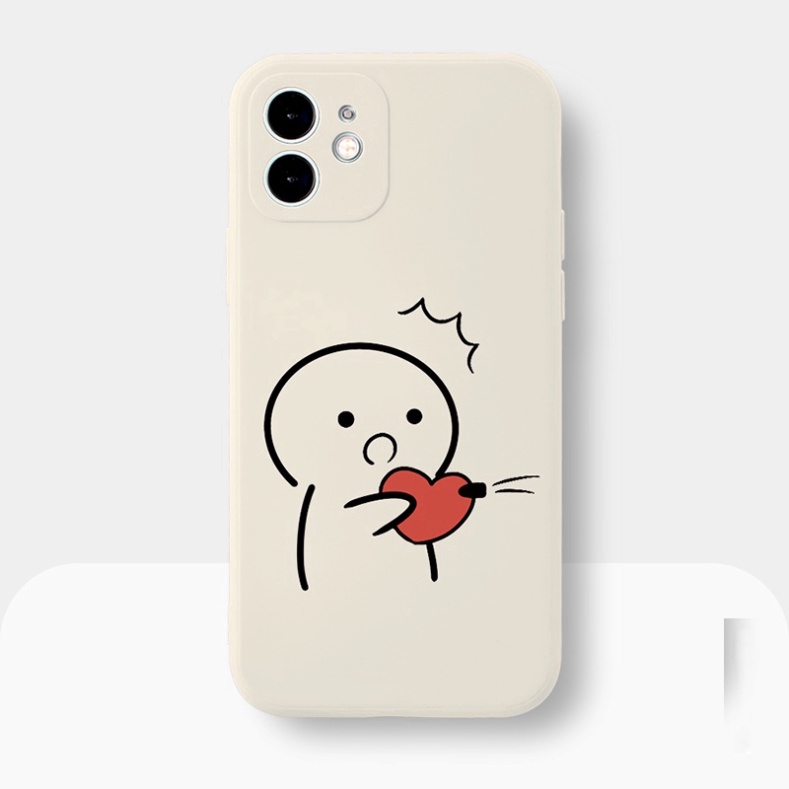 Ốp lưng iphone 7+/8 plus, X, XSMAX, 11, 12, 12, 13 PROMAX BẮN TIM CUTE