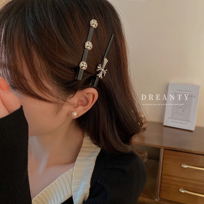 Kẹp Tóc Mỏ Vịt Phong Cách Retro Độc Đáo Thời Trang