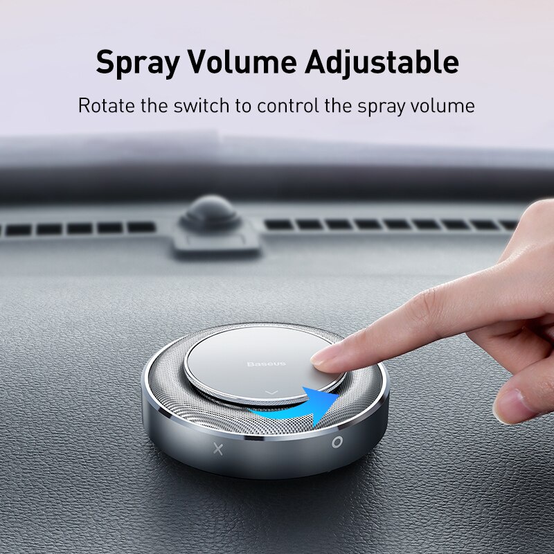 Máy lọc không khí và khuếch tán hương thơm Trên Ô Tô Baseus Metal Fabric Aroma Holder hàng chính hãng