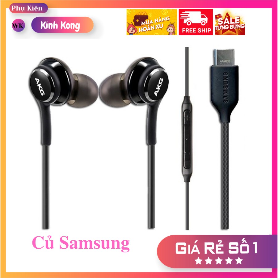 Tai nghe Akg chân TypeC dành cho note 10,note 10 plus,s20,Ultra