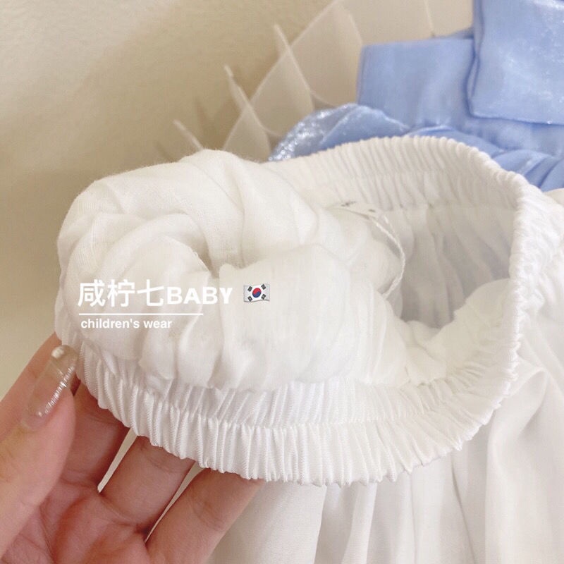 [Babycat] Hàng Có Sẵn Quần Short Áo Hai Dây Đính Nơ Phong Cách Nhật Bản Hàn Quốc Thời Trang Mùa Hè Hàng Mới Dành Cho Bé Gái