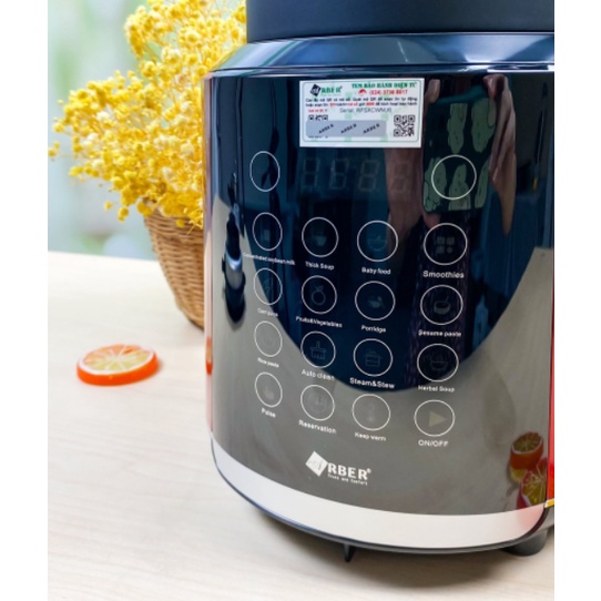 Máy làm sữa hạt ARBER MLSH9W 1.75L - Hàng chính hãng