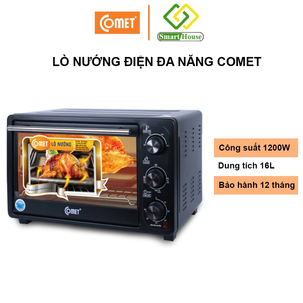 Lò nướng điện đa năng 16 lít Comet CM6512