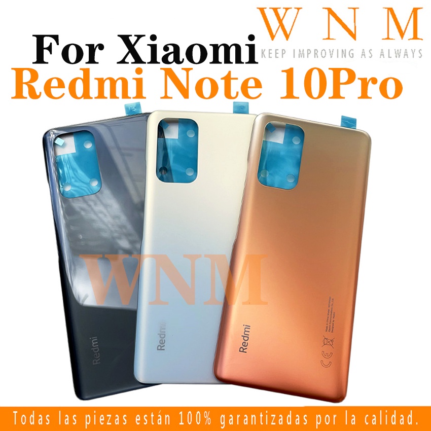 Nắp Lưng Điện Thoại Bằng Kính Dành Cho Xiaomi Redmi Note 10 Pro / 10Pro
