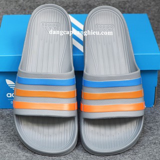 Dép Adidas Duramo chính hãng xám xanh cam