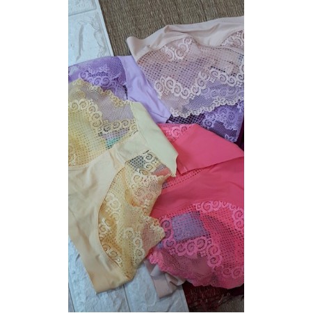 Quần lót nữ phối ren lưới độc đáo cực đẹp, quần lót su ren tàng hình