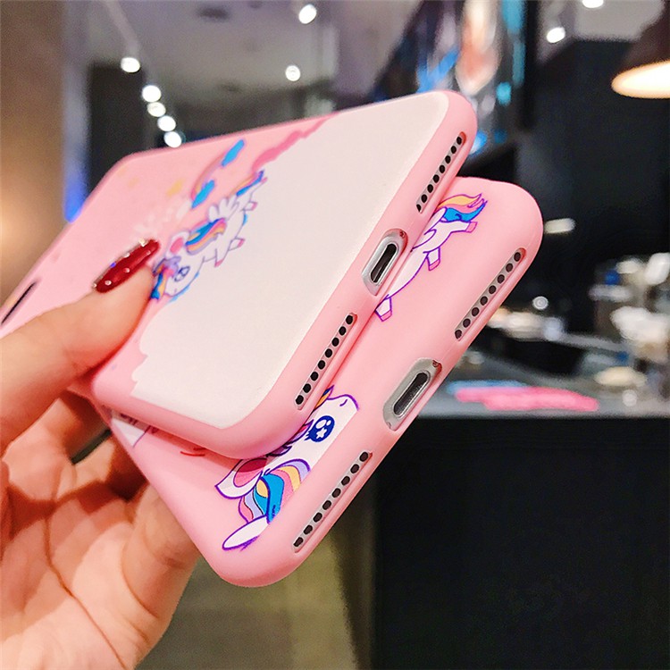 ốp lưng iphone 11 Pro Max 6 6S 6SPlus 6plus 7Plus 8 Plus SE 2020 X XS XSMAX XR Couple cartoon unicorn Phone Case | BigBuy360 - bigbuy360.vn