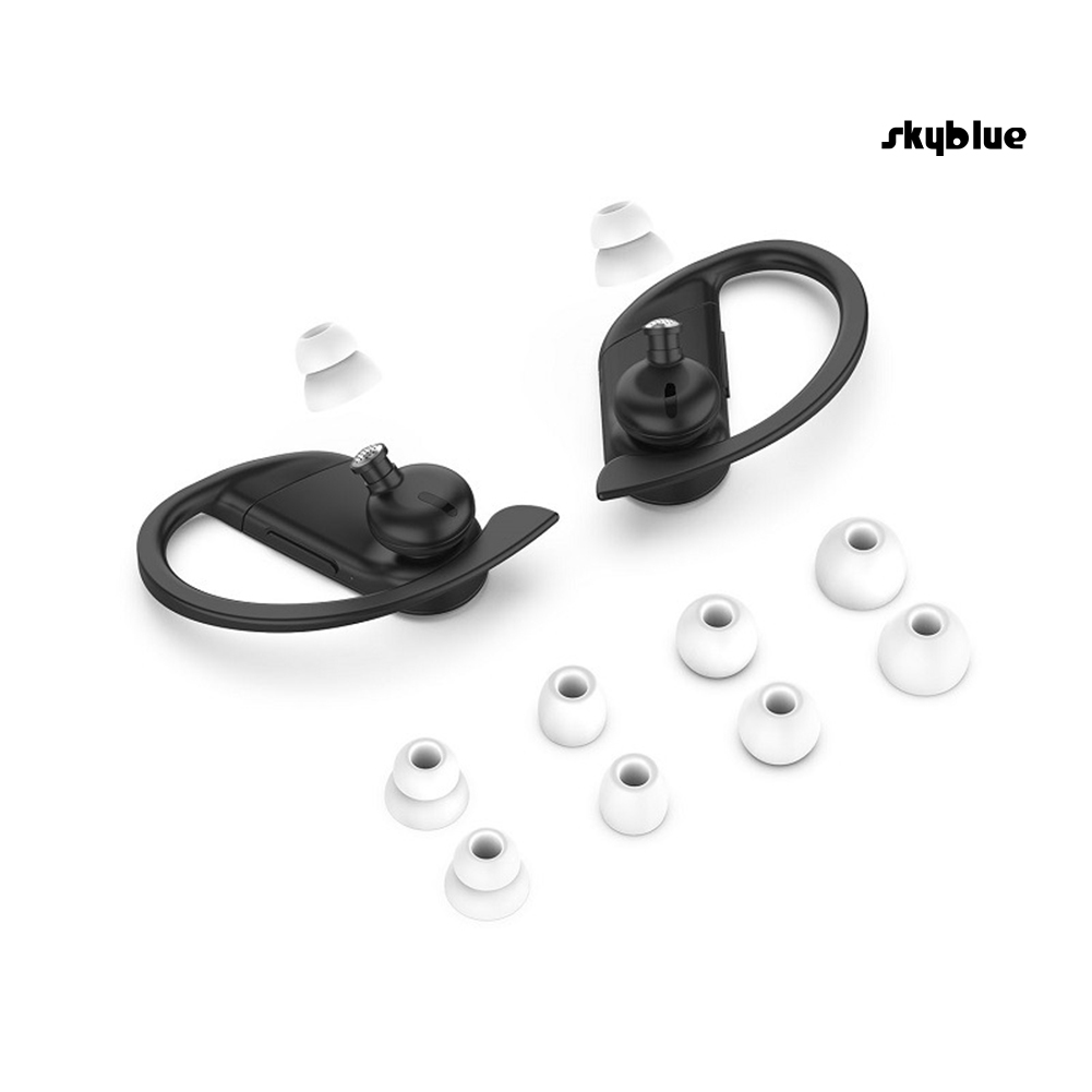 [SK]8Pcs Mini Soft Silicone In-Ear Bluetooth Earphone Plug Tips for Powerbeats Pro/3