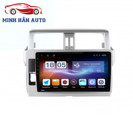 Bộ màn hình cho xe TOYOTA PRADO 2014-2016,RAM 1G,ROM 16G-đầu dvd android oto,lắp màn hình dvd cho xe oto