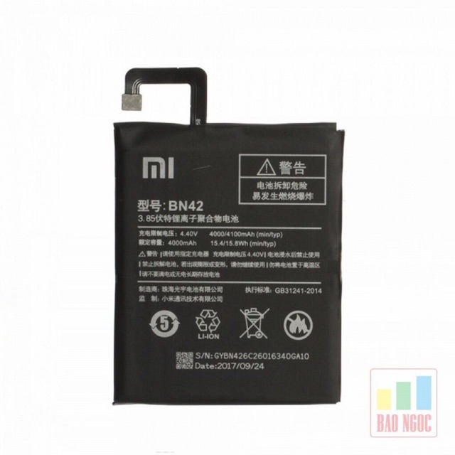 Pin Xiaomi Redmi 4/ hongmi 4/ BN42 bảo hành 3 tháng