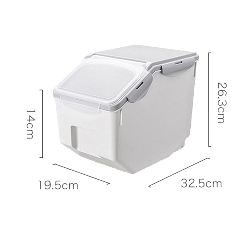 Hộp Đựng Gạo 10Kg Có Nắp Đậy Kín Tiện Dụng Cho Nhà Bếp