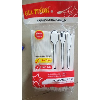 100 thìa dùng 1 lần