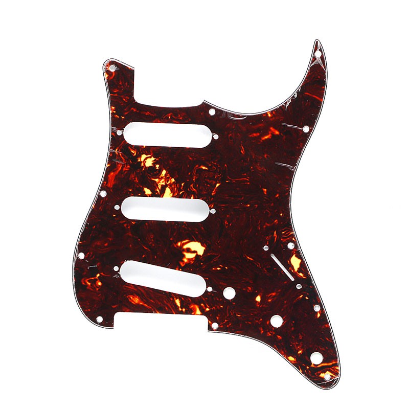SUP Red Tortoise Shell Pickguard 3 Ply Scratch Plates For Precision Bass PB Guitar