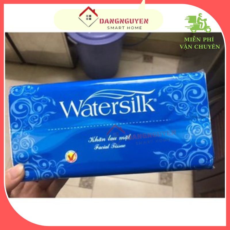 Giấy Ăn Rút WATERSILK 200 Tờ X 2 Lớp (COMBO 6 BỊCH)